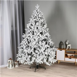 Искусственная ёлка заснеженная «ЕлкиТорг. Камчатская», 180 см, d нижнего яруса 120 см, 464 смешанные шарнирные ветки