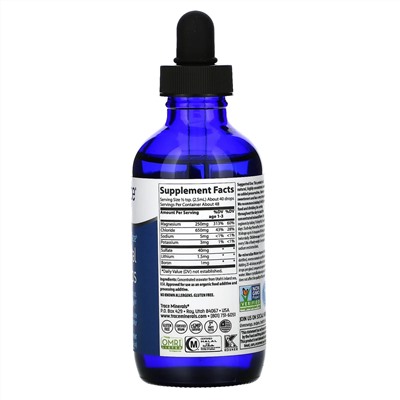 Trace Minerals Research, ConcenTrace, микроэлементы в каплях, 118 мл (4 жидк. унции)