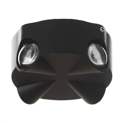 Бра BayerLux «Снек», 4хLED, 4 Вт, 4000К, IP66, чёрный, 9.3×4.5×9.3 см