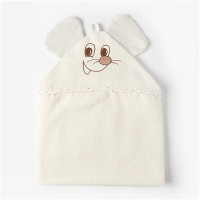 Полотенце - уголок, 125×65 см, бежевое