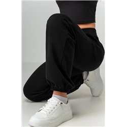 Брюки джоггеры из футера для девочки Happyfox