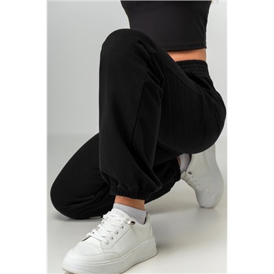 Брюки джоггеры из футера для девочки Happyfox