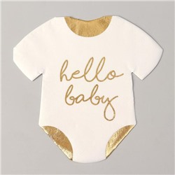 Салфетки бумажные Hello Baby, 32 см, набор 20 шт.