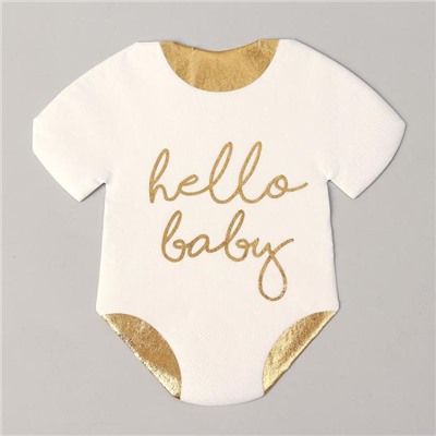 Салфетки бумажные Hello Baby, 32 см, набор 20 шт.