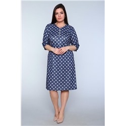 Платье Пульс (Синий горох)