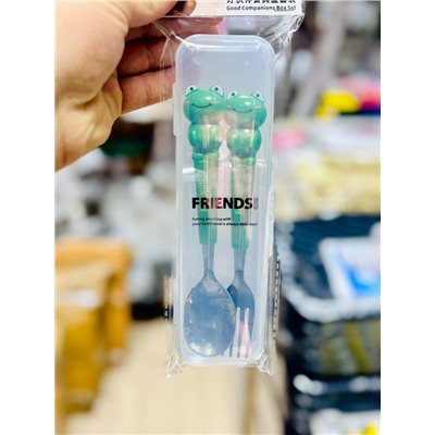 Набор ложек и вилок 2в1 #22987572