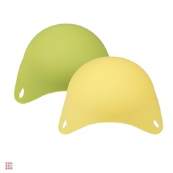 VETTA Набор форм для яиц пашот 2шт 9х6см, силикон, 3 цвета