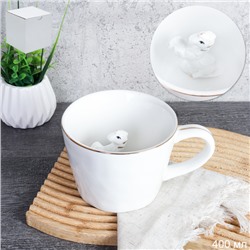 Кружка 400 мл Лошадь 14 см / B5477 /уп 48/Символ года 2026/744981