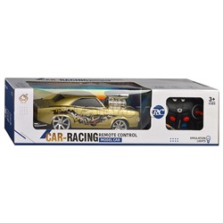 Машина "Car-racing" р/у, 27 MHz, (цвет золотой) в коробке