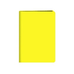 Блокнот А6+  48л клетка/линия ЛАЙТ "NEON. Желтый" искусс.кожа БНККЛ6484326 Listoff