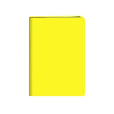 Блокнот А6+  48л клетка/линия ЛАЙТ "NEON. Желтый" искусс.кожа БНККЛ6484326 Listoff
