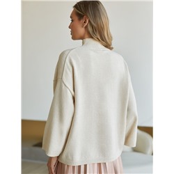 Свитер из пряжи с кашемиром