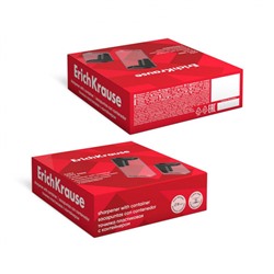 Точилка пластиковая с контейнером "Сити Мини Классика" ассорти 60018 ErichKrause