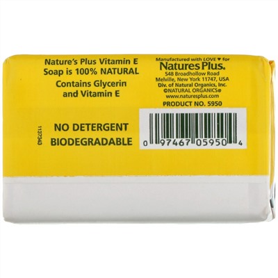 Nature's Plus, Мыло с витамином Е, 3 унции