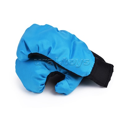 Набор детский игровой (перчатки, груша 70 см.) Оксфорд (черно-голубой)