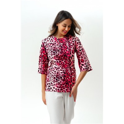 Футболка 280PNK (Розовый леопард)