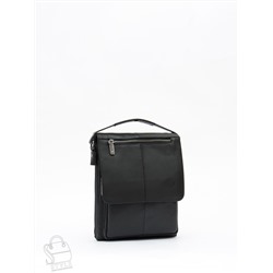 Сумка мужская кожаная 7618Z black Zinimsk в Новосибирске