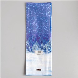 Пакет новогодний подарочный «Зимние танцы», для сладких подарков, 13.5×38 см