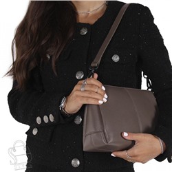 Сумка женская кожаная 8273VG gray Vitelli Grassi