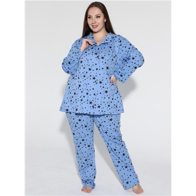Пижама "Звезда" голубой