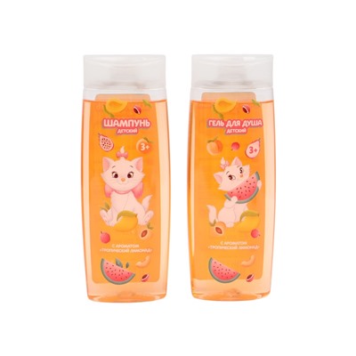 Подарочный набор: гель для душа 250 мл, шампунь 250 мл, Кошечка Мари