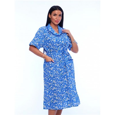 Халат на пуговицах, бязь