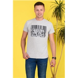 Футболка 24837 (Серый меланж)