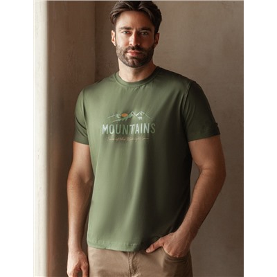 Футболка из премиального хлопка с авторским принтом