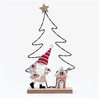 Декор с подсветкой «Ёлка» 20×6×20.5 см