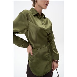Рубашка Ямина (оливковый/уценка)