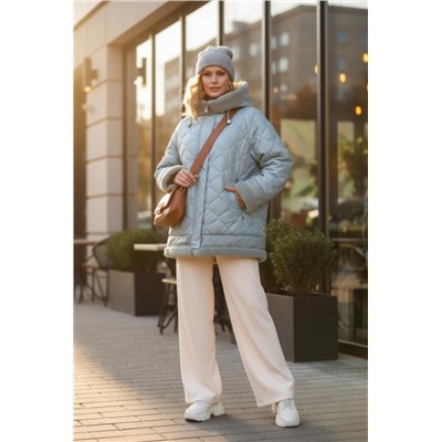 Куртка верблюжья шерсть, арт.310 (Бирюзовый)