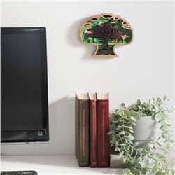 Панно настенное дерево «Древо жизни», декор, 13.8×17.4 см