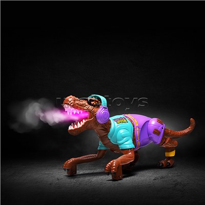 Динозавр "Хип хоп" р/у (ходит, распыляет пар) в коробке