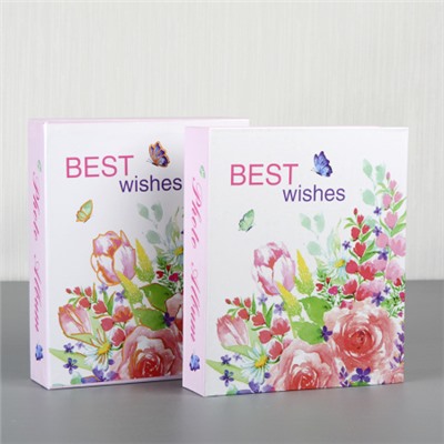 Фотоальбом 120 фото 10х15 Цветы / 9345 /уп 48/ (Розовый)