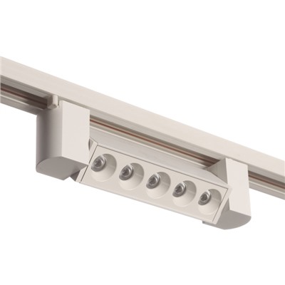 Светильник трековый BayerLux Simple «Линза» LED, 10 Вт, 20.5×3.5×4.5 см, белый