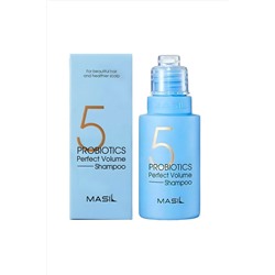 Masil Шампунь для объёма волос с пробиотиками / 5 Probiotics Perpect Volume Shampoo, 50 мл KRISTALLER, 1110244