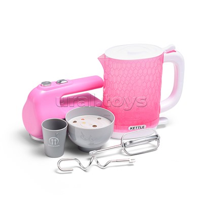 Бытовая техника "Электрический чайник с миксером" в коробке