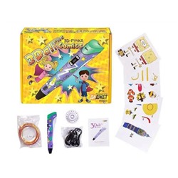 Ручка 3D Comics сиреневая, трафарет и пластик в наб. 166293722 Даджет