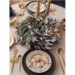 Венок новогодний d=38 см «Зимнее волшебство. Уютная сказка» листья, шишки, зелень