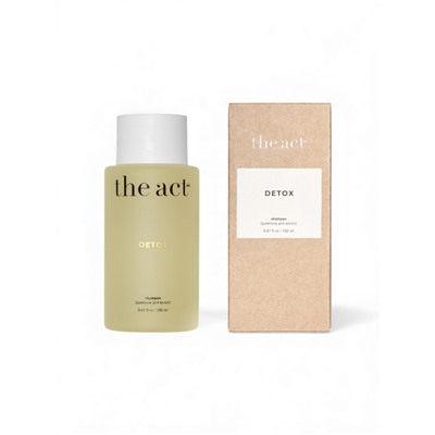 Шампунь для волос глубоко очищающий The Act с яблочным уксусом и гидролизованным кератином, 280 мл 1