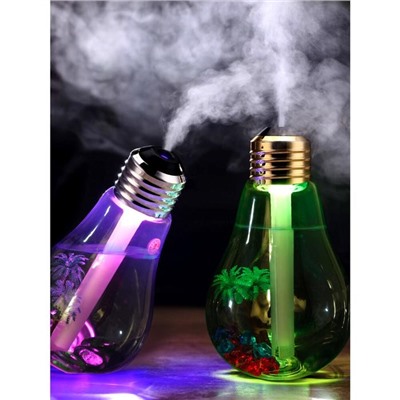 Увлажнитель воздуха Luazon LHU-06, ультразвуковой, 400 мл, 2 Вт, USB, портативный, микс