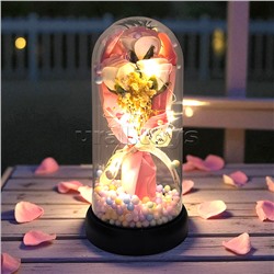 Светильник "Букет роз" в коробке (розовый)