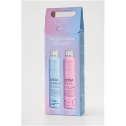 DEW Professional Набор для волос: Текстурирующий спрей + Сухой шампунь, 200 мл x 2 KRISTALLER, 1133348