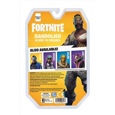 Игрушка Fortnite - фигурка Bandolier с аксессуарами Игрушки разных брендов, 270508