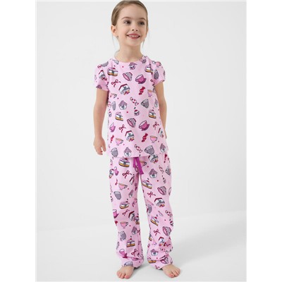 Пижама трикотажная для девочек