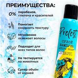 Сухой шампунь для волос «Прелесть Professional» new generation active fresh, 200 мл