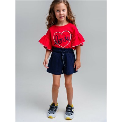 Шорты трикотажные для девочек, 2 шт в комплекте