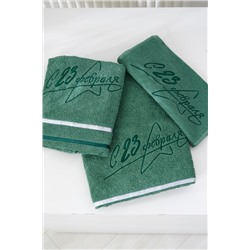 14418/13 "23 февраля"полотенце махровое плотность 350гр