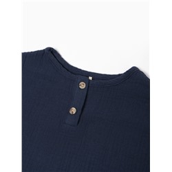 Рубашка Крошка Я «Муслин», рост 68, синяя