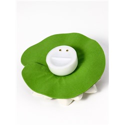 Садовый светильник для водоёмов «Лотос», 10×13×15 см, на батарейке, белый